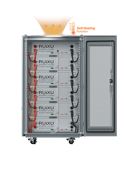 RUiXU Lithium Batteries Kits (RX - LFP48100 - H) | 15kWH, 20kWH, 25kWH, 30kWH | Self - Heating - Off Grid Stores