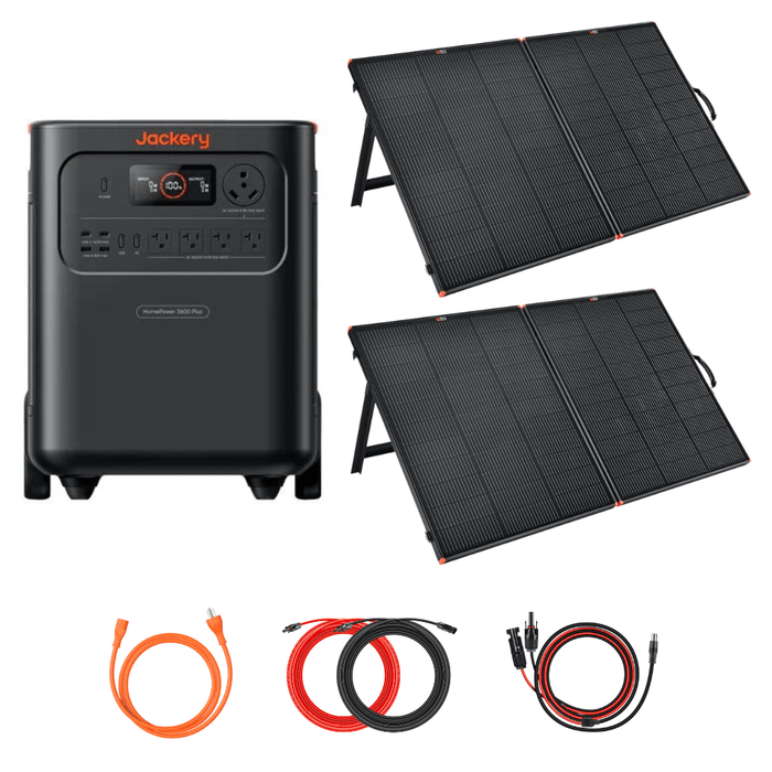 Jackery HomePower 3600 Plus + Custom Solar Panels Kits - Off Grid Stores
