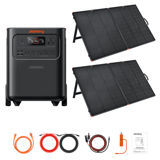 Jackery HomePower 3600 Plus + Custom Solar Panels Kits - Off Grid Stores