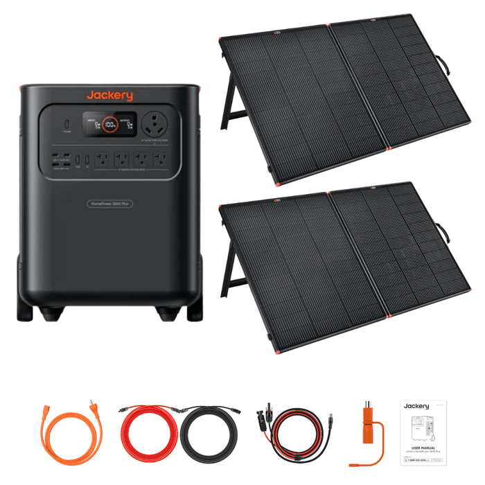 Jackery HomePower 3600 Plus + Custom Solar Panels Kits - Off Grid Stores