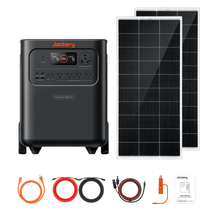 Jackery HomePower 3600 Plus + Custom Solar Panels Kits - Off Grid Stores