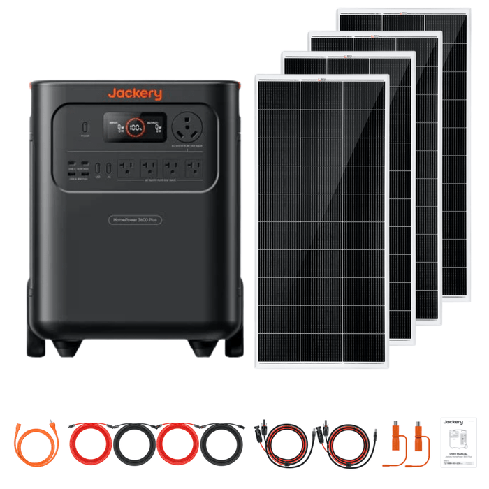 Jackery HomePower 3600 Plus + Custom Solar Panels Kits - Off Grid Stores