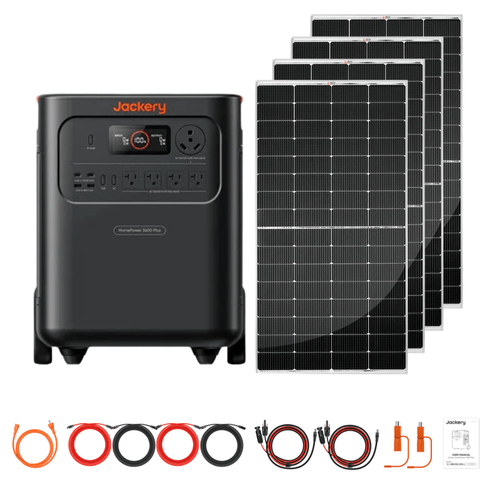 Jackery HomePower 3600 Plus + Custom Solar Panels Kits - Off Grid Stores