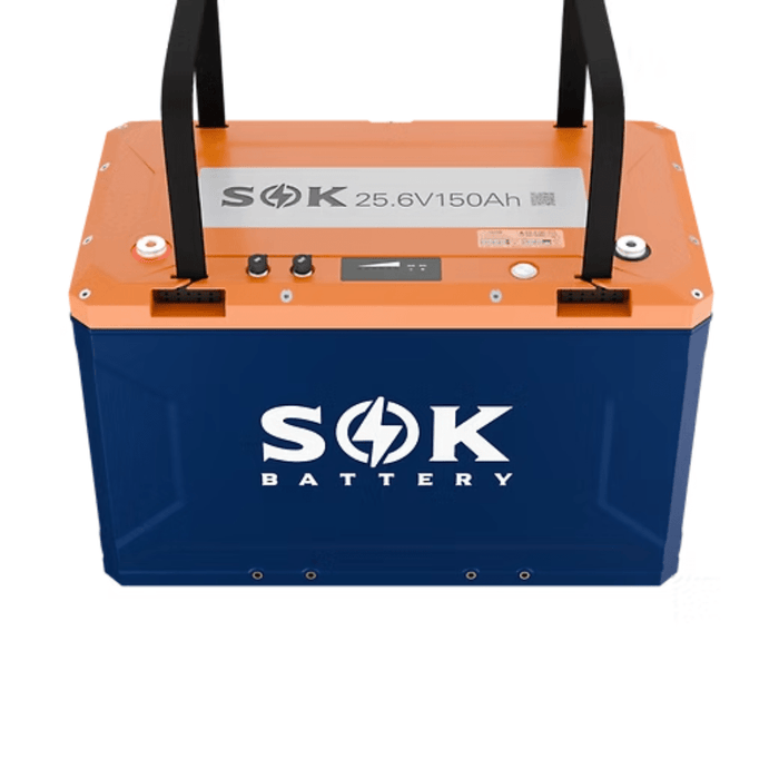 SOK Battery 24V 150Ah Lithium Iron Phosphate Battery With Built - in Heater & Bluetooth - Off Grid Stores