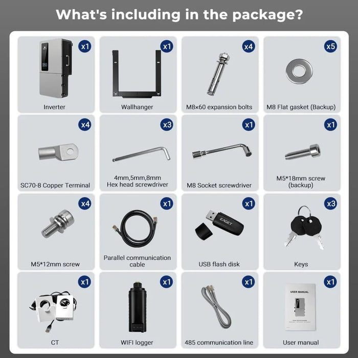SunGoldPower 12KW 48V All - In - One Hybrid Inverter - Off Grid Stores