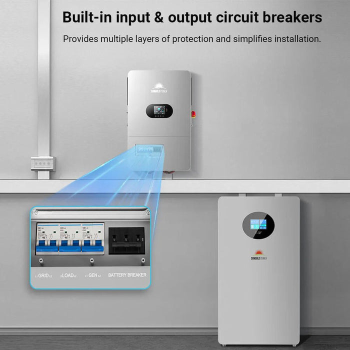 SunGoldPower 12KW 48V All in One Off Grid Solar Inverter - Off Grid Stores