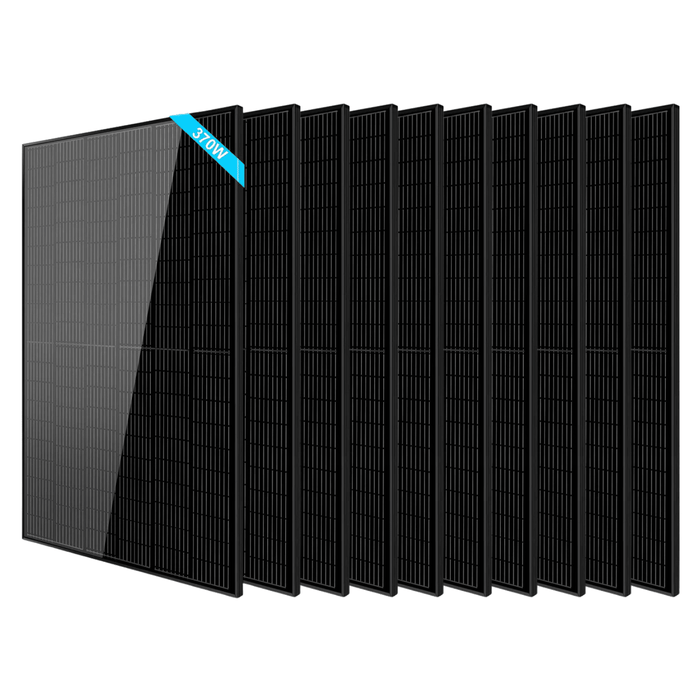 SunGoldPower 370W Monocrystalline Black PERC Solar Panel - Off Grid Stores