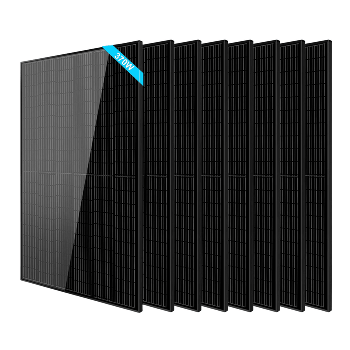 SunGoldPower 370W Monocrystalline Black PERC Solar Panel - Off Grid Stores