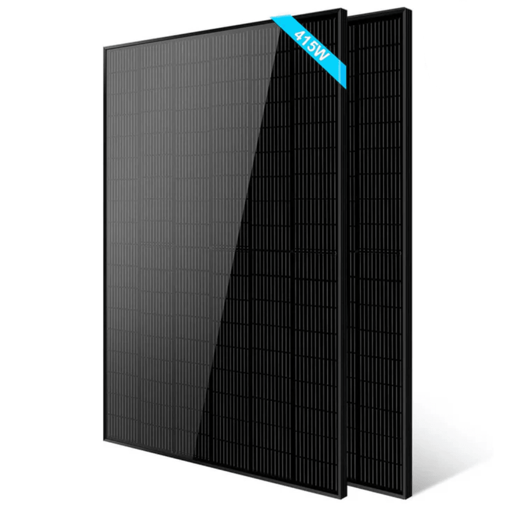 SunGoldPower 415W Monocrystalline Black PERC Solar Panels - Off