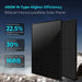 SunGoldPower 450 Watt Bifacial N - Type Monocrystalline Solar Panel - Off Grid Stores