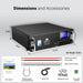 SunGoldPower 48V 100Ah Server Rack LiFePO4 Lithium Battery - Off Grid Stores