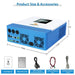 SunGoldPower 5000W 48V Solar Charger Inverter - Off Grid Stores