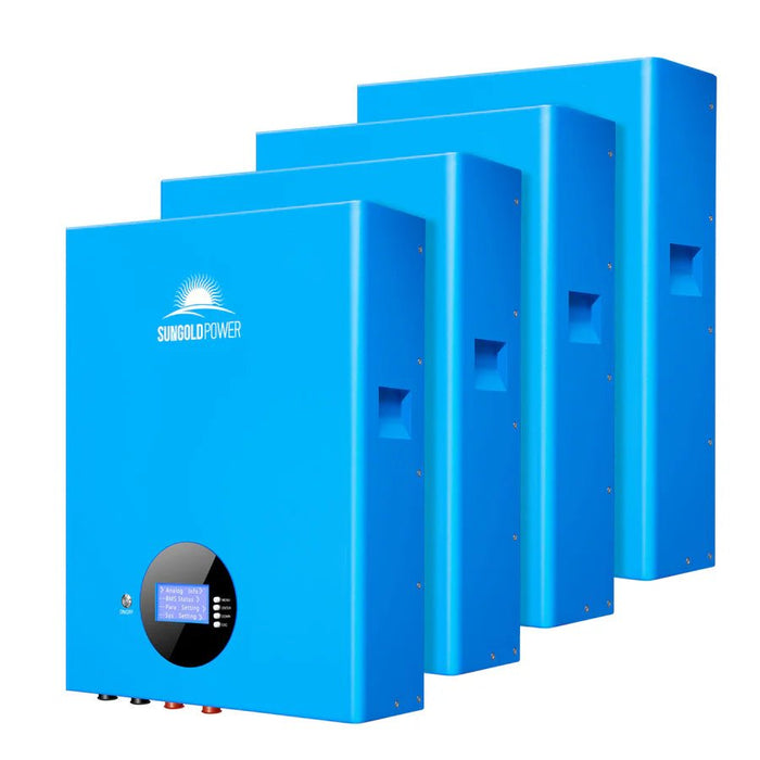 SunGoldPower 5.12kWh Powerwall LiFePO4 Lithium Battery - Off Grid Stores