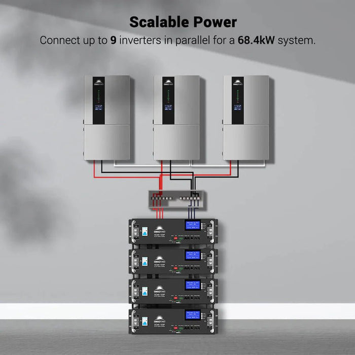 SunGoldPower 7.6KW 48V Split Phase Hybrid Solar Inverter - Off Grid Stores