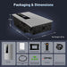 SunGoldPower 7.6KW 48V Split Phase Hybrid Solar Inverter - Off Grid Stores