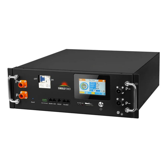 SunGoldPower CoreX 5 Pro Server Rack 48V 100AH Residential Energy Storage Battery Pack - Off Grid Stores