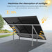 SunGoldPower Modular & Expandable Ground Mount Brackets for 2 × 400W–590W Solar Panels - Off Grid Stores