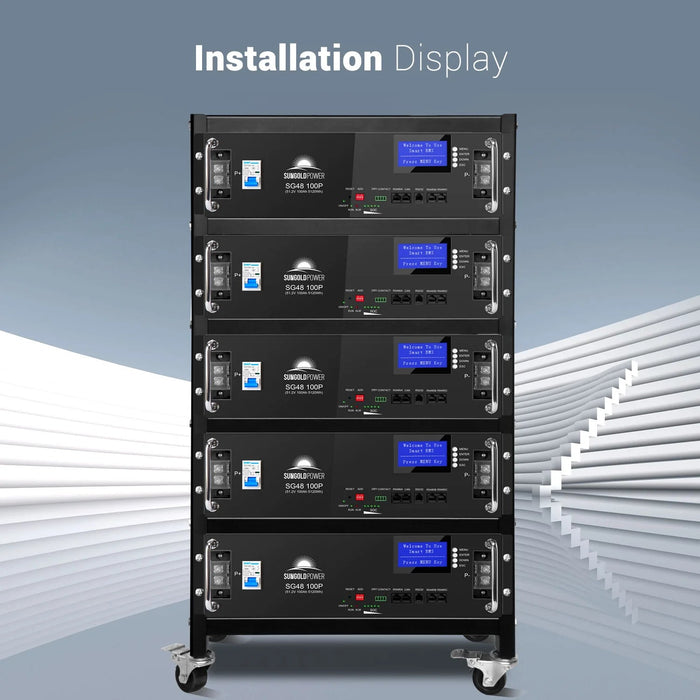 Sunshine Power Rack SunGoldPower Server Rack for SG48100P / SGH48100T - Off Grid Stores