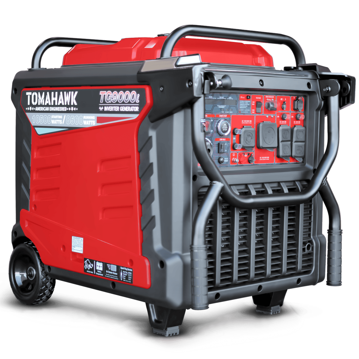 Tomahawk Power 10,500 Watt Inverter Generator Electric Start Super ...