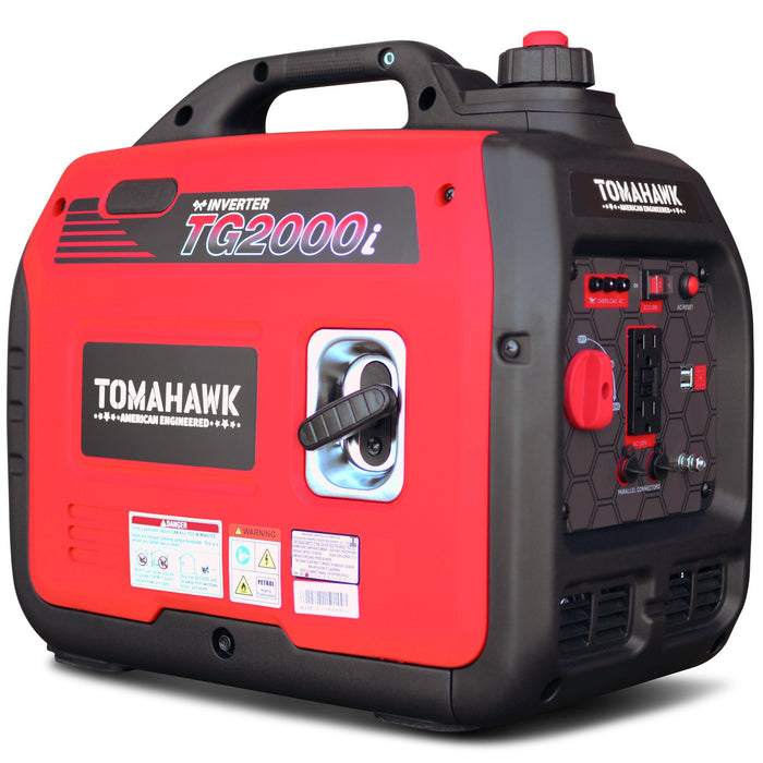 Tomahawk Power 2000 Watt Inverter Generator Super Quiet Portable Gas Power Professional Use - Off Grid Stores