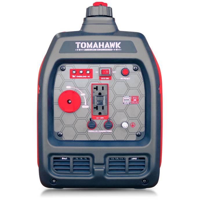 Tomahawk Power 2000 Watt Inverter Generator Super Quiet Portable Gas Power Professional Use - Off Grid Stores