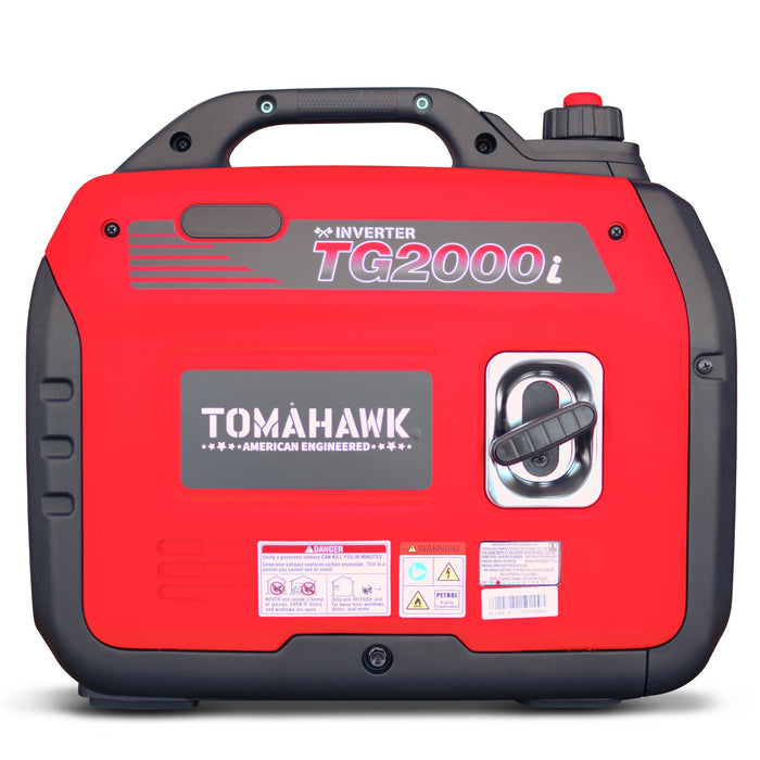 Tomahawk Power 2000 Watt Inverter Generator Super Quiet Portable Gas Power Professional Use - Off Grid Stores