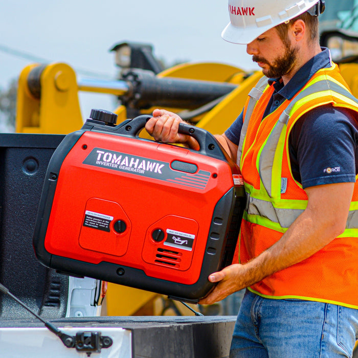 Tomahawk Power 2000 Watt Inverter Generator Super Quiet Portable Gas Power Professional Use - Off Grid Stores