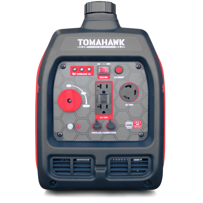 Tomahawk Power 3000 Watt Inverter Generator Super Quiet Portable Gas Power Professional Use - Off Grid Stores