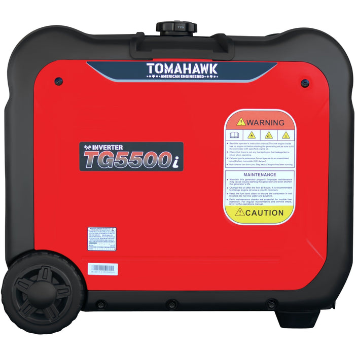Tomahawk Power 5500 Watt Inverter Generator Super Quiet Portable Gas Power Professional Use - Off Grid Stores
