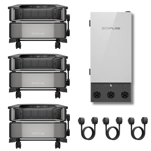 [Triple Kit] EcoFlow DELTA Pro Ultra With Batteries + Smart Home Panel 2 - Off Grid Stores
