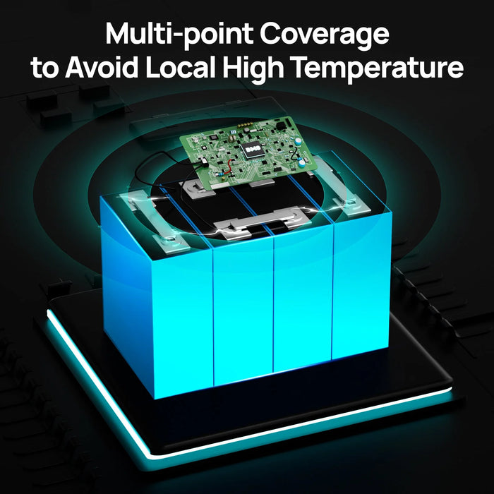 ECO-WORTHY 12V 100Ah Lithium Iron Phosphate Battery With Bluetooth And Low-Temperature Protection - Off Grid Stores