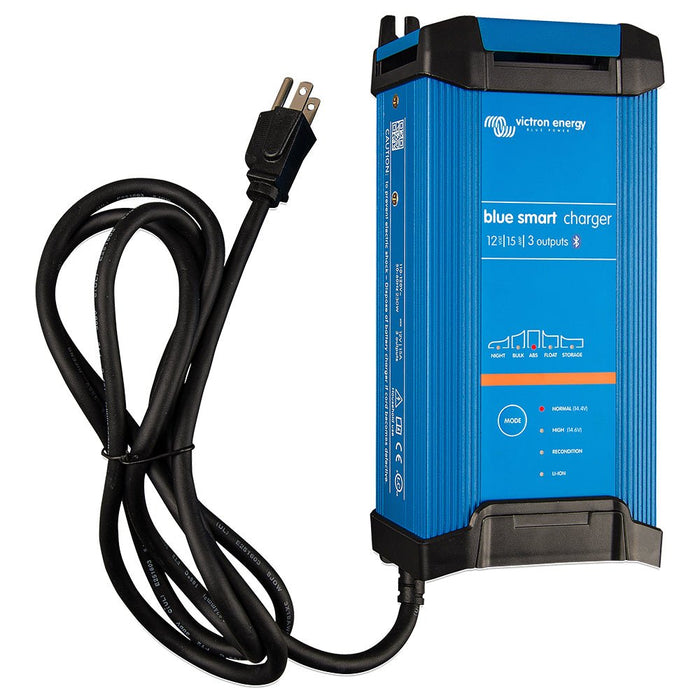 Victron Blue Smart IP22 12VDC 15A 3 Bank 120V Charger - Dry Mount - Off Grid Stores