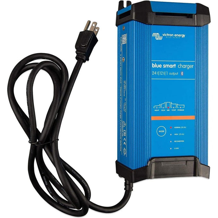 Victron Blue Smart IP22 24VDC 12A 1 Bank 120V Charger - Dry Mount - Off Grid Stores