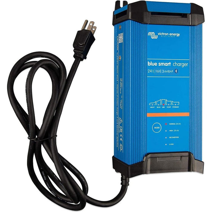 Victron Blue Smart IP22 24VDC 16A 3 Bank 120V Charger - Dry Mount - Off Grid Stores