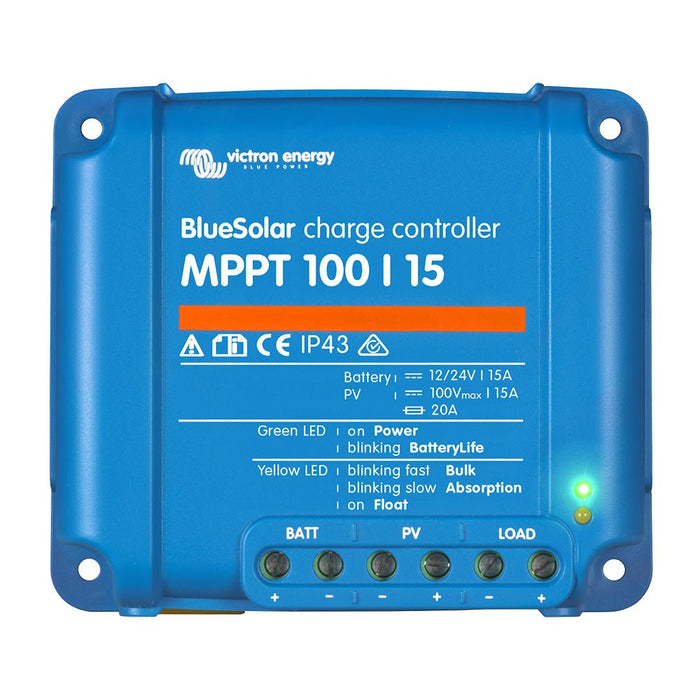 Victron BlueSolar MPPT Charge Controller - 100V - 15AMP - UL Approved - Off Grid Stores