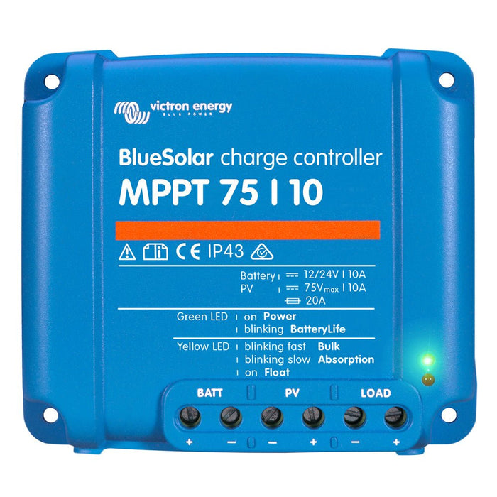 Victron BlueSolar MPPT Charge Controller - 75V - 10AMP - UL Approved - Off Grid Stores