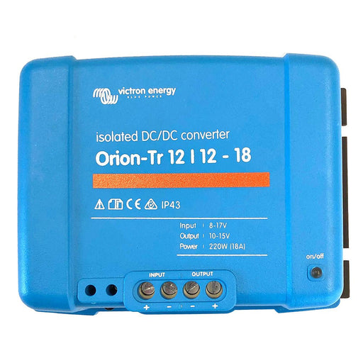 Victron Orion - TR DC - DC Converter - 12 VDC to 12 VDC - 18AMP Isolated - Off Grid Stores