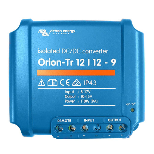 Victron Orion - TR DC - DC Converter - 12 VDC to 12 VDC - 9AMP Isolated - Off Grid Stores