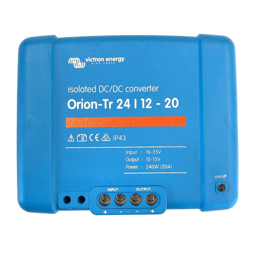 Victron Orion - TR DC - DC Converter - 24 VDC to 12 VDC - 20AMP Isolated - Off Grid Stores