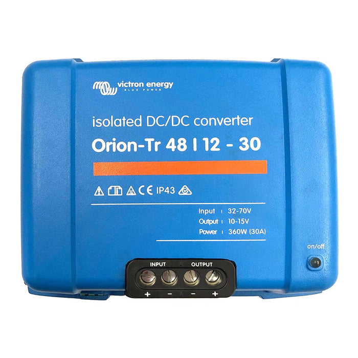 Victron Orion - TR DC - DC Converter - 48 VDC to 12 VDC - 30AMP Isolated - Off Grid Stores