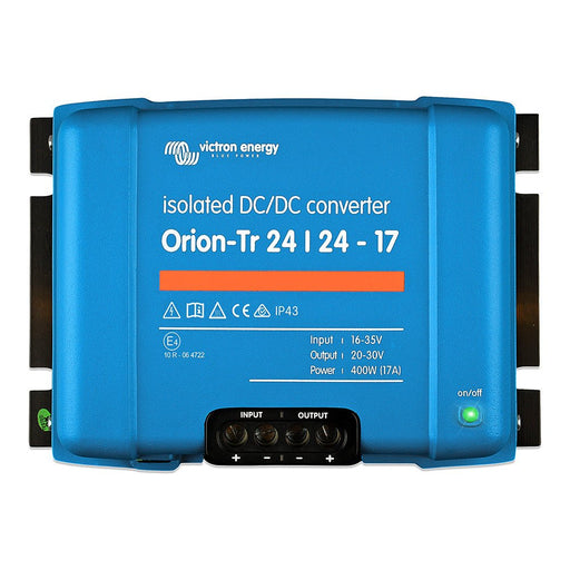 Victron Orion - TR Isolated DC - DC Converter - 24 VDC to 24 VDC - 400W - 17AMP - Off Grid Stores