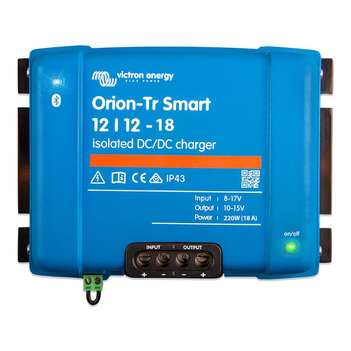 Victron Orion - TR Smart 12/12 - 18A 18A (220W) Isolated DC - DC Charger or Power Supply - Off Grid Stores