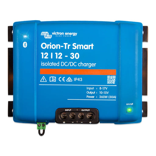 Victron Orion - TR Smart 12/12 - 30 30A (360W) Isolated DC - DC Charger or Power Supply - Off Grid Stores