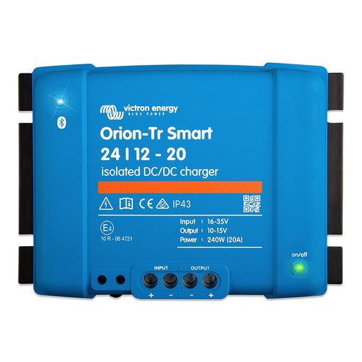 Victron Orion - Tr Smart 24/12 - 20A (240W) Isolated DC - DC Charger - Off Grid Stores