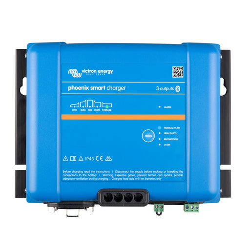 Victron Phoenix Smart IP43 Charger 24/25 (3) 120 - 240VAC Requires 5 - 15P Mains Cord - Off Grid Stores