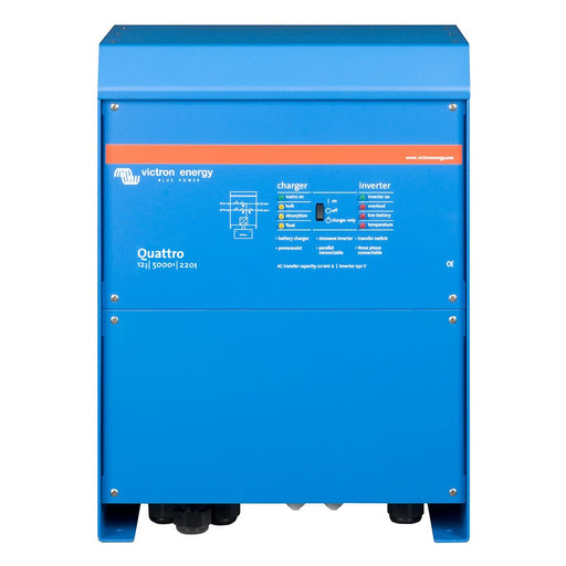 Victron Quattro 12/5000/220 - 100/100 120V VE.Bus (UL458) - Off Grid Stores