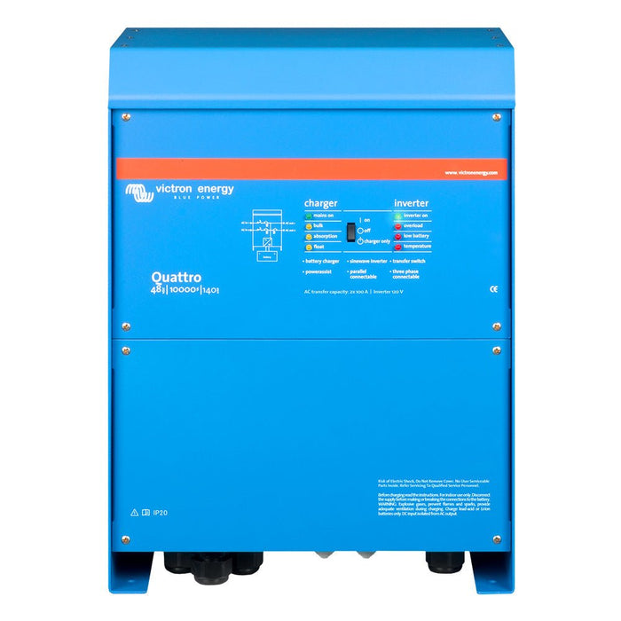 Victron Quattro 48/10000 140 - 100/100 120V VE.Bus UL - Listed - Off Grid Stores