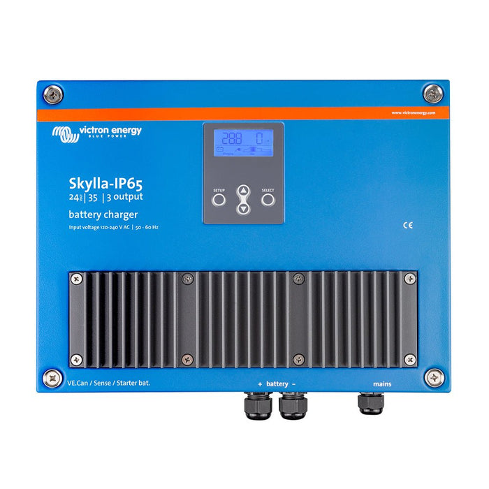 Victron Skylla - IP65 24/35 3 - Bank 120 - 240VAC Battery Charger - Off Grid Stores