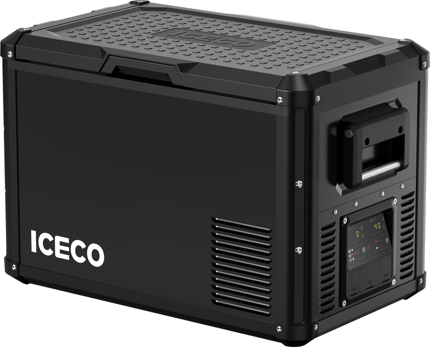 VL45ProD Dual Zone Portable Freezer - Black | ICECO - Off Grid Stores
