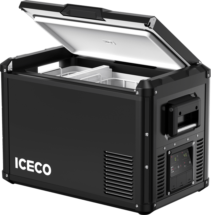 VL45ProD Dual Zone Portable Freezer - Black | ICECO - Off Grid Stores